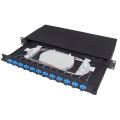 Niedrige Kosten schwarze 12 Port Faser Patch Panel